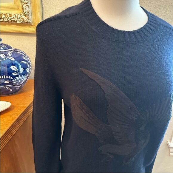 Gucci mens sweater bird wool cashmere blend-AA10 - Picture 3 of 16